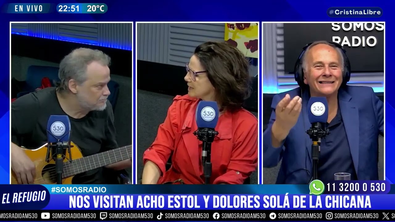 NOS VISITAN ACHO ESTOL Y DOLORES SOLÁ DE LA CHICANA | EL REFUGIO