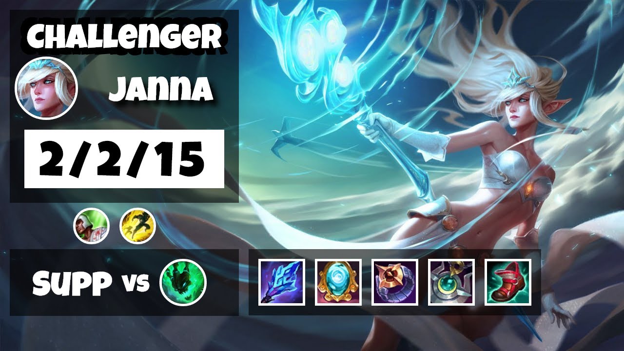 Janna vs Thresh EU Challenger SUPPORT (2/2/15) - v11.6