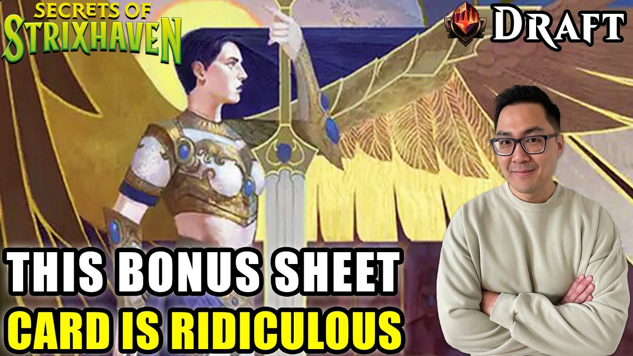 This Bonus Sheet Card Is Ridiculous | Secrets Of Strixhaven Draft | MTG Arena