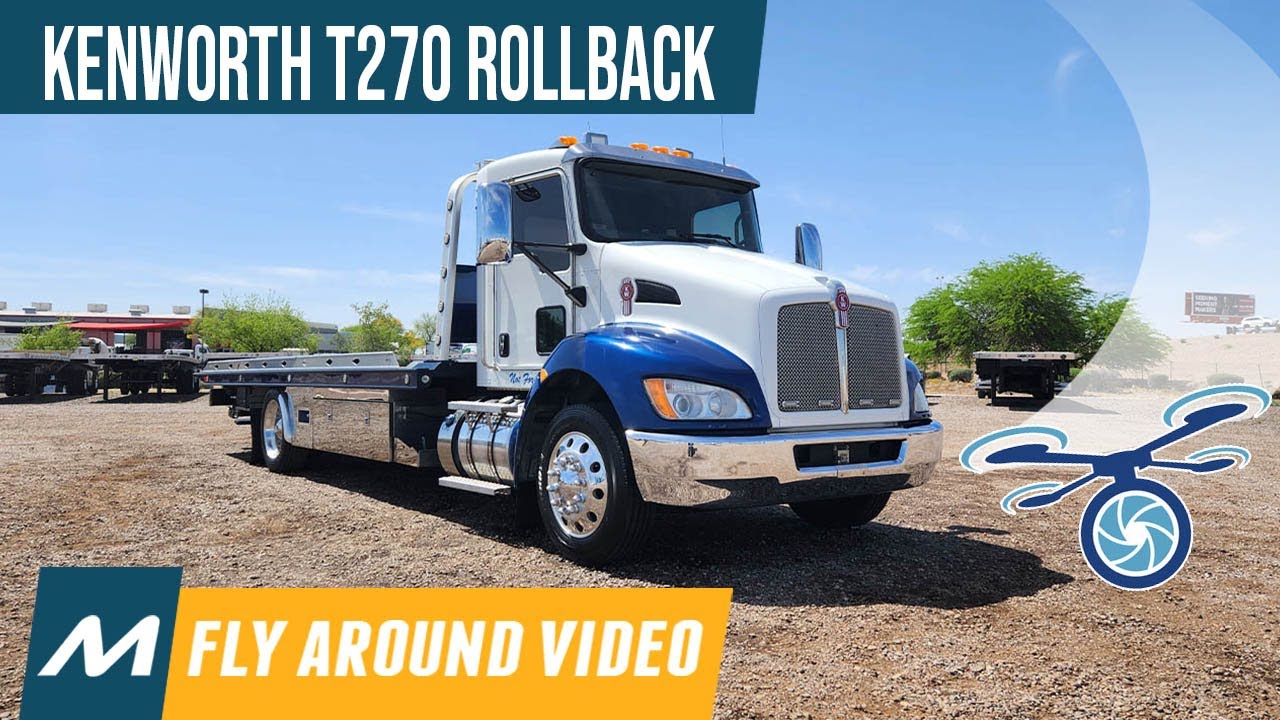 Kenworth T270 Rollback Tow Truck For Sale