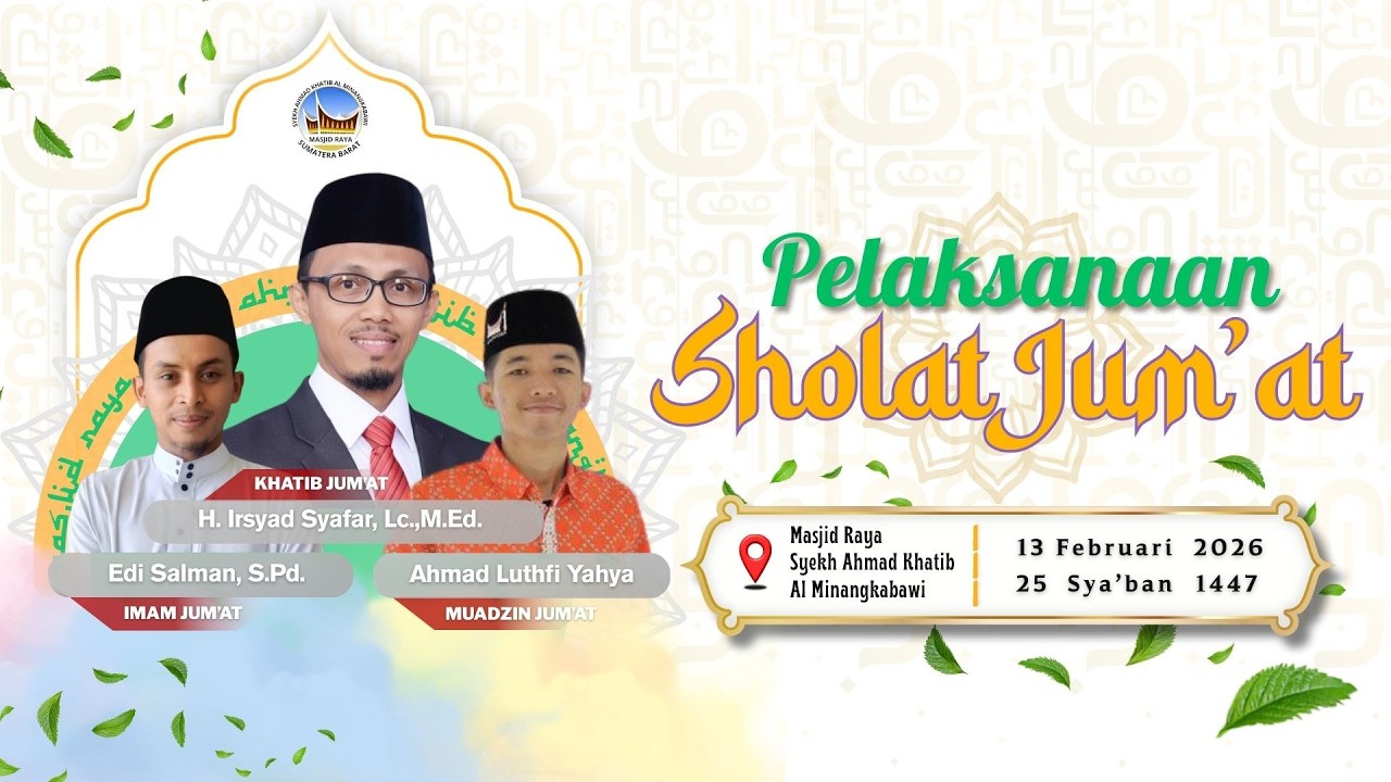 KHUTBAH JUM'AT - Amalan Paling Prioritas Selama Ramadhan (H. Irsyad Syafar, Lc., M.Ed.)