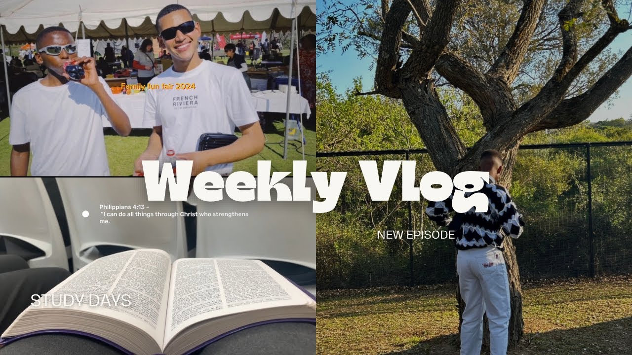 VLOG || Family Fun Fair || Studying || Lunch Date ||