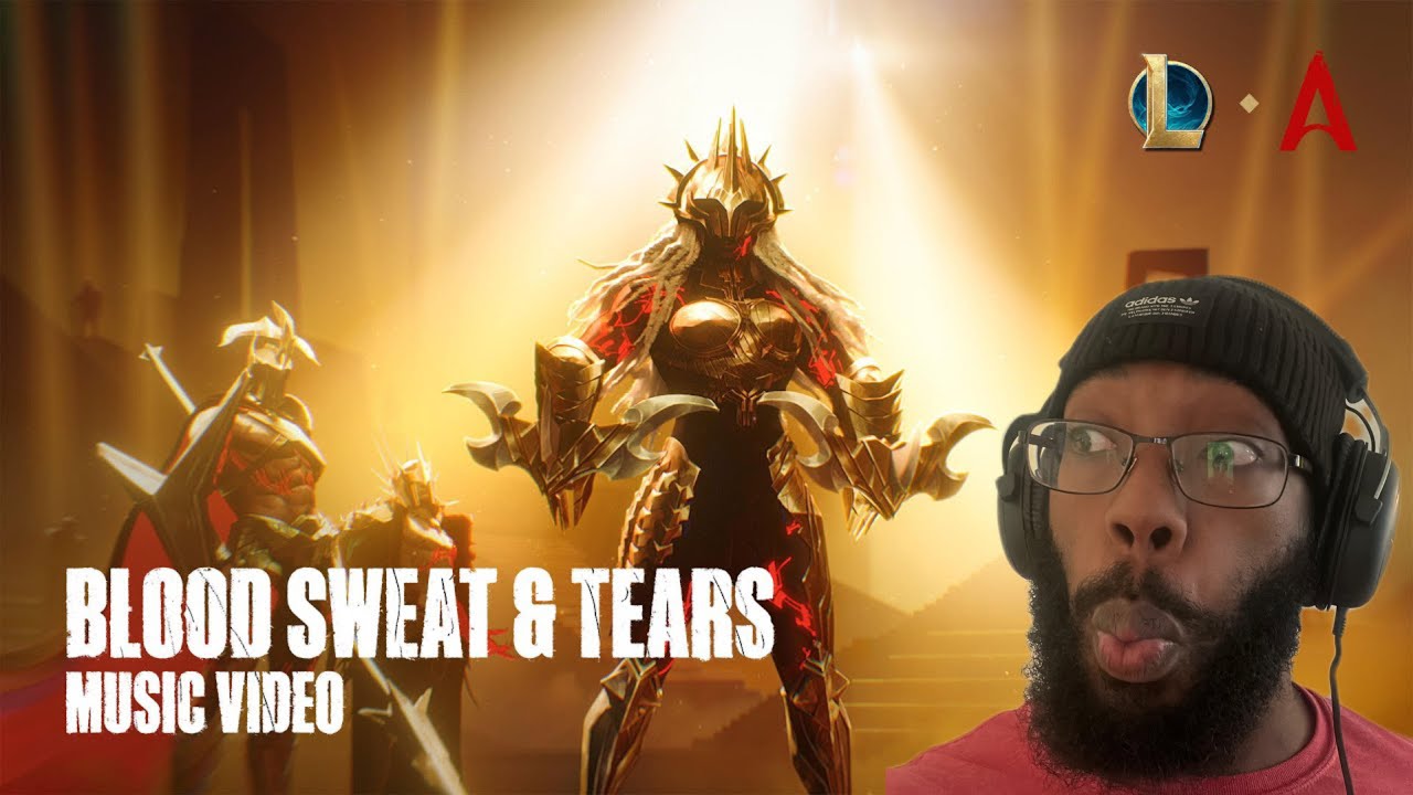 REACTING to Blood, Sweat, and Tears | Official Music Video - League of Legends