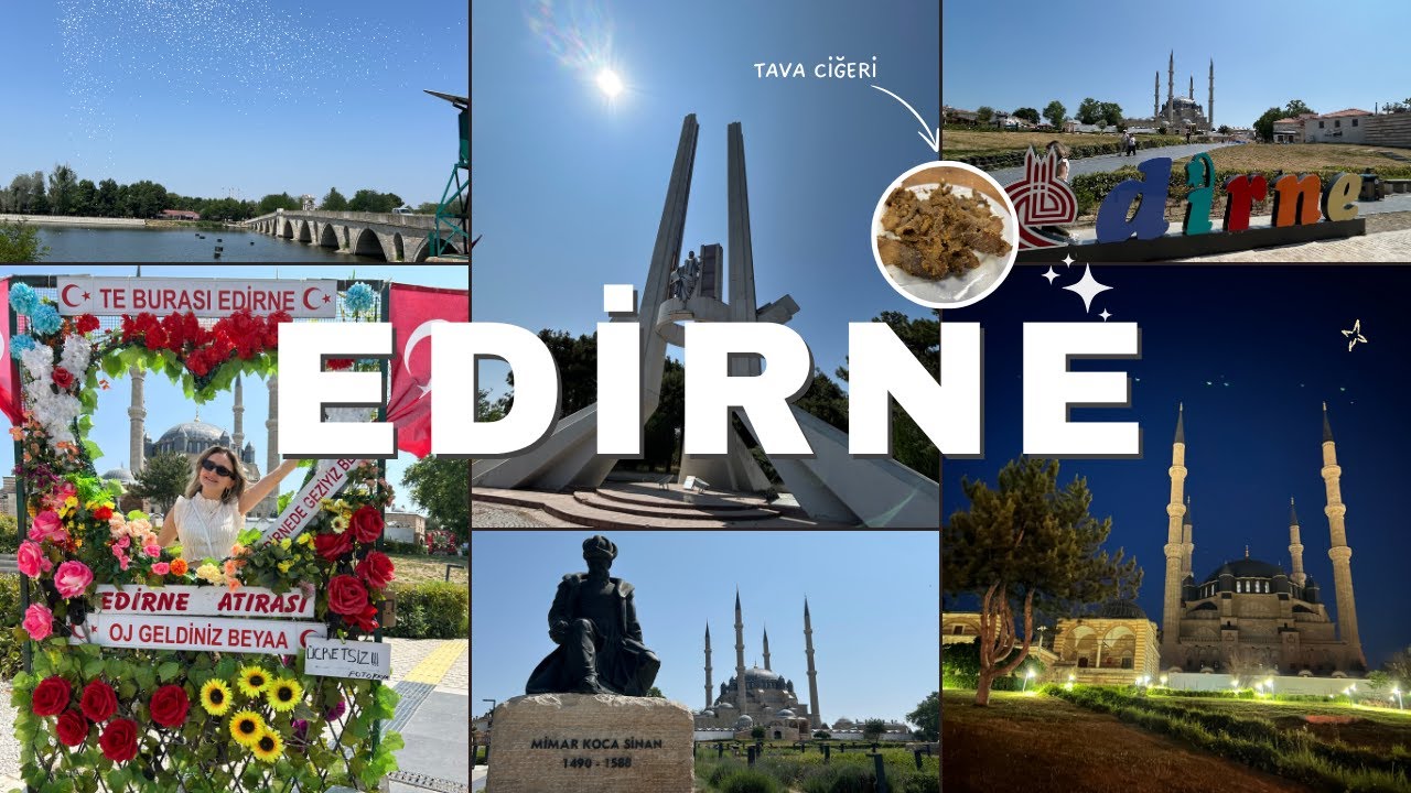 EDİRNE VLOG | 1 GÜNDE GEZİLECEK YERLER! Selimiye Camii,Tava Ciğer, Müzeler,Dünyanın En Büyük Tavası!