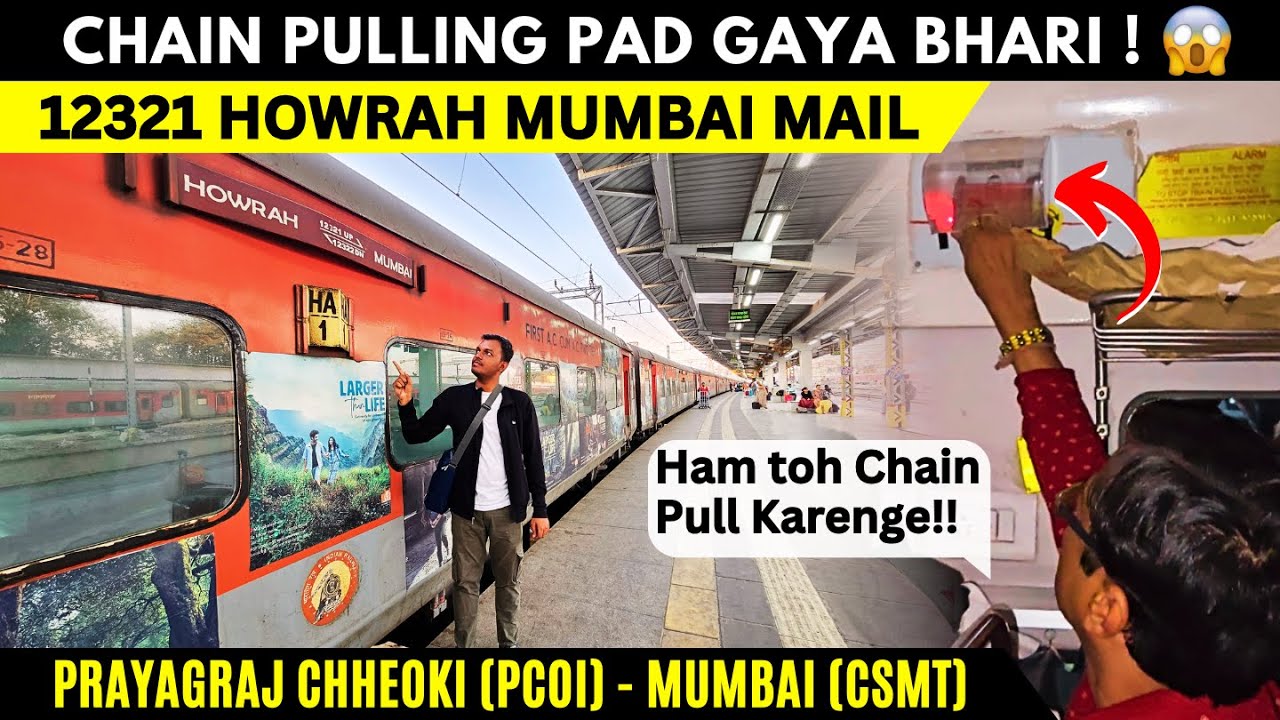 Prayagraj Chheoki To Mumbai CSMT Full Journey | 12321 HOWRAH MUMBAI MAIL | Return from Mahakumbh2025