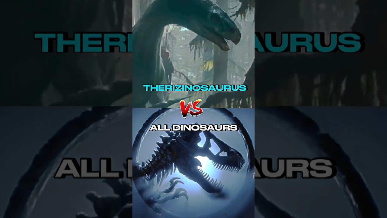 Therizinosaurus vs All Dinosaurs | Jurassic Franchise | #dinosaur #shorts