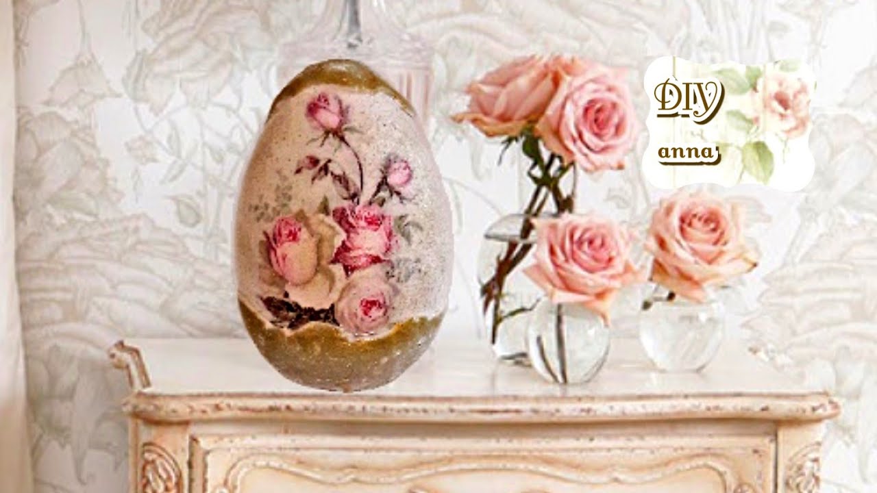 DIY антикварные пасхальные яйца