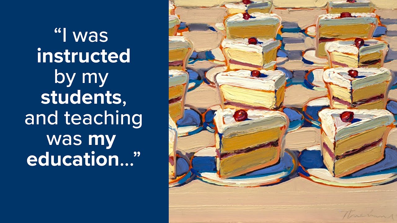 Artist Talk: Wayne Thiebaud on 