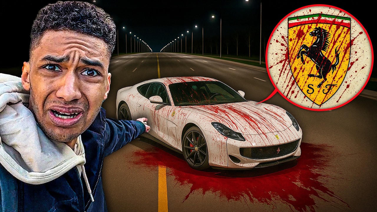 Если увидишь КРОВЬ на ПРОКЛЯТОЙ FERRARI ночью, не подходи и БЕГИ... (Ferrari)