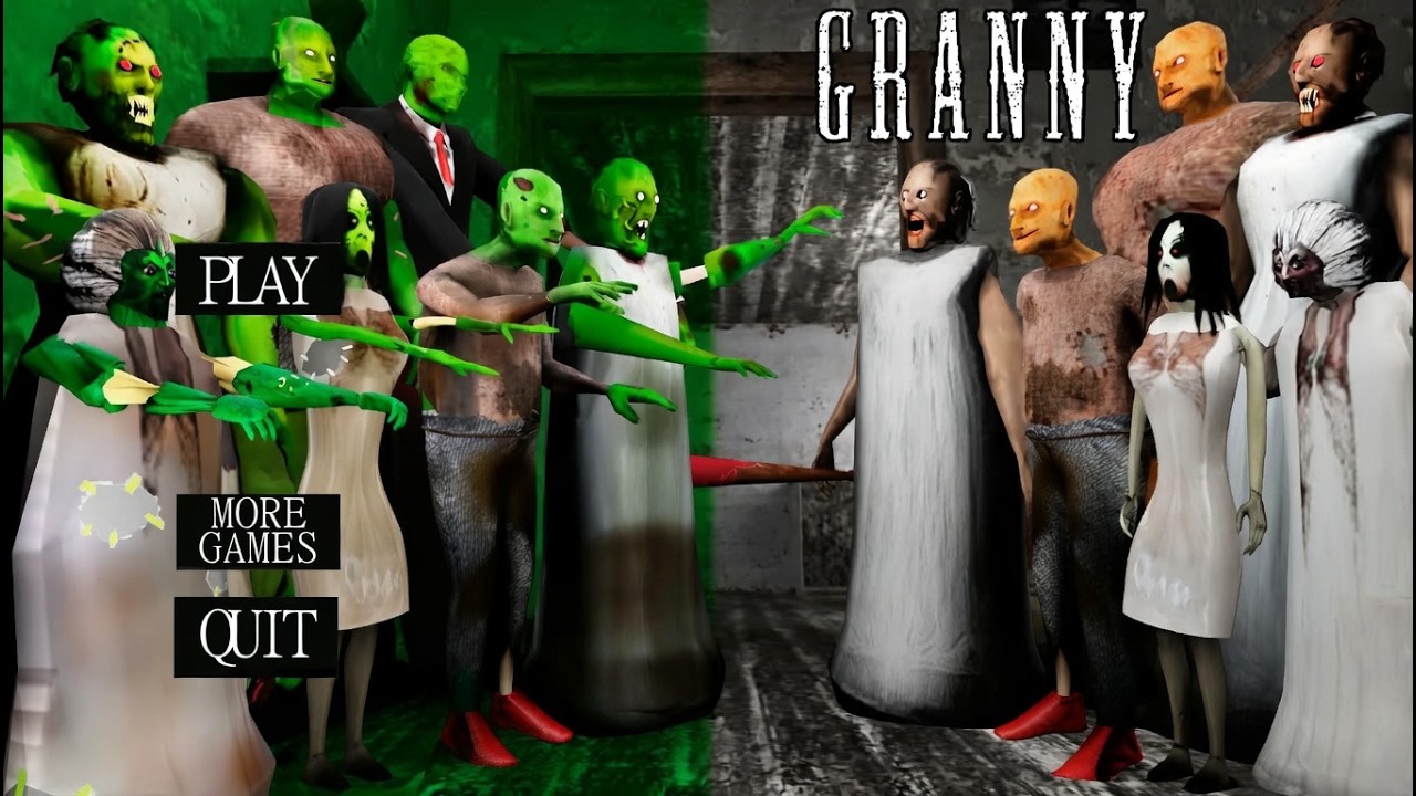 All Bosses vs Zombie Bosses! Granny Animation Full Gameplay