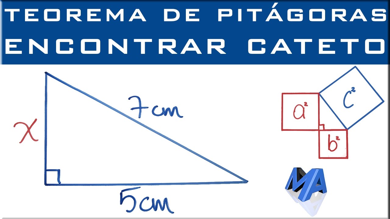 Teorema de Pitágoras | Encontrar un cateto