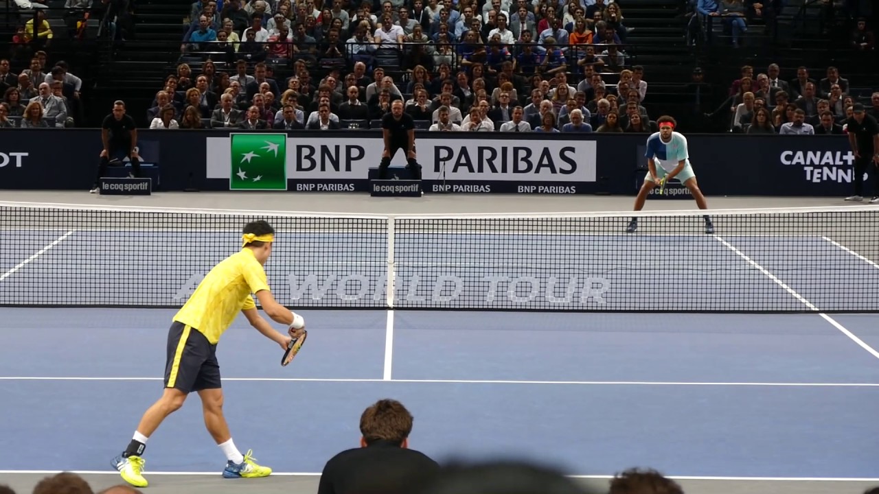 Kei Nishikori vs Jo Tsonga - PARIS 2016 Highlights HD