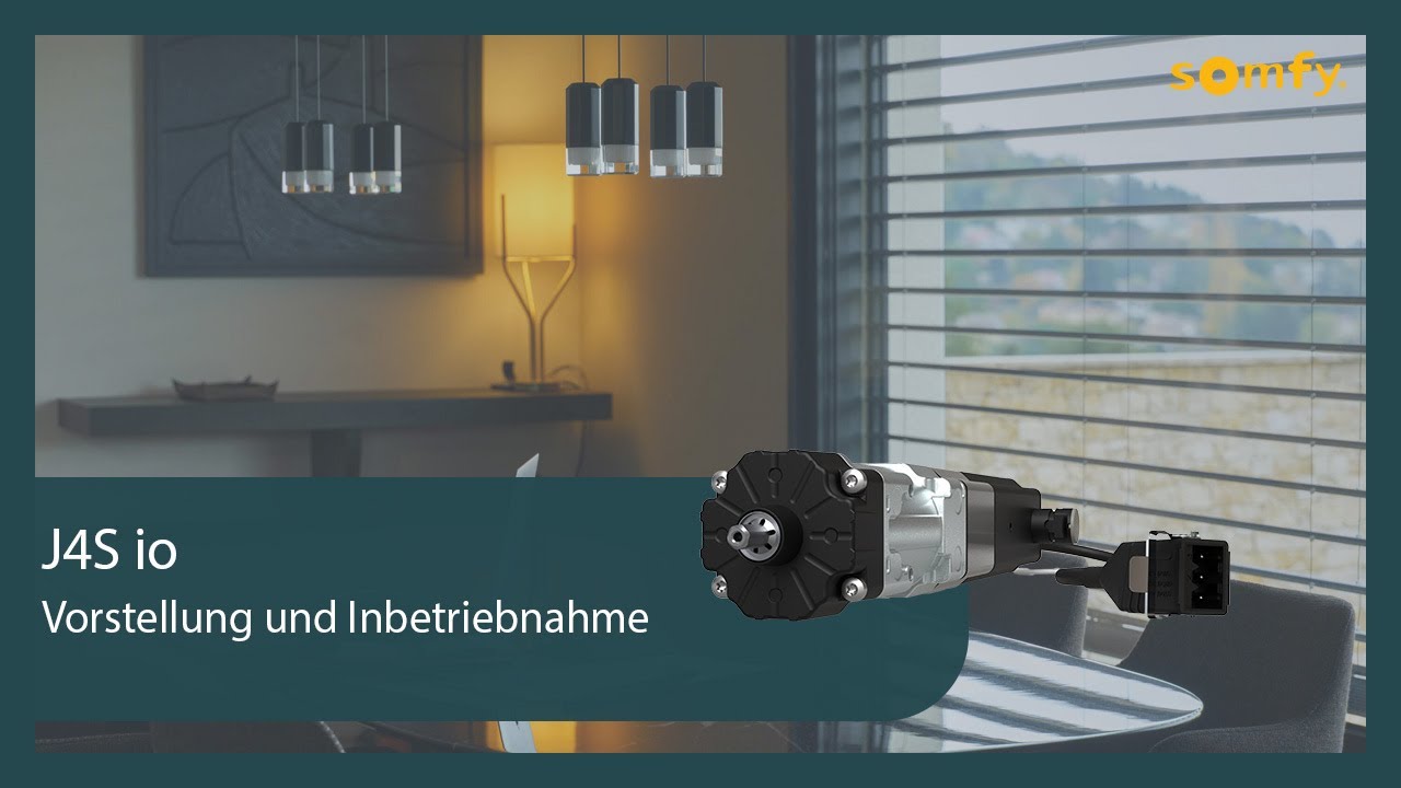 Vorstellung und Inbetriebnahme J4S io | Somfy