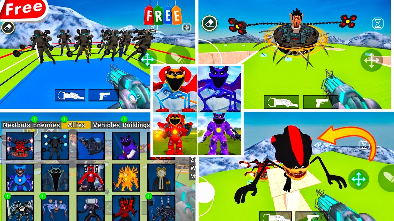 Nextbots in playground New version 4.8.8 Sonic - Daily Rewards - New map🥳