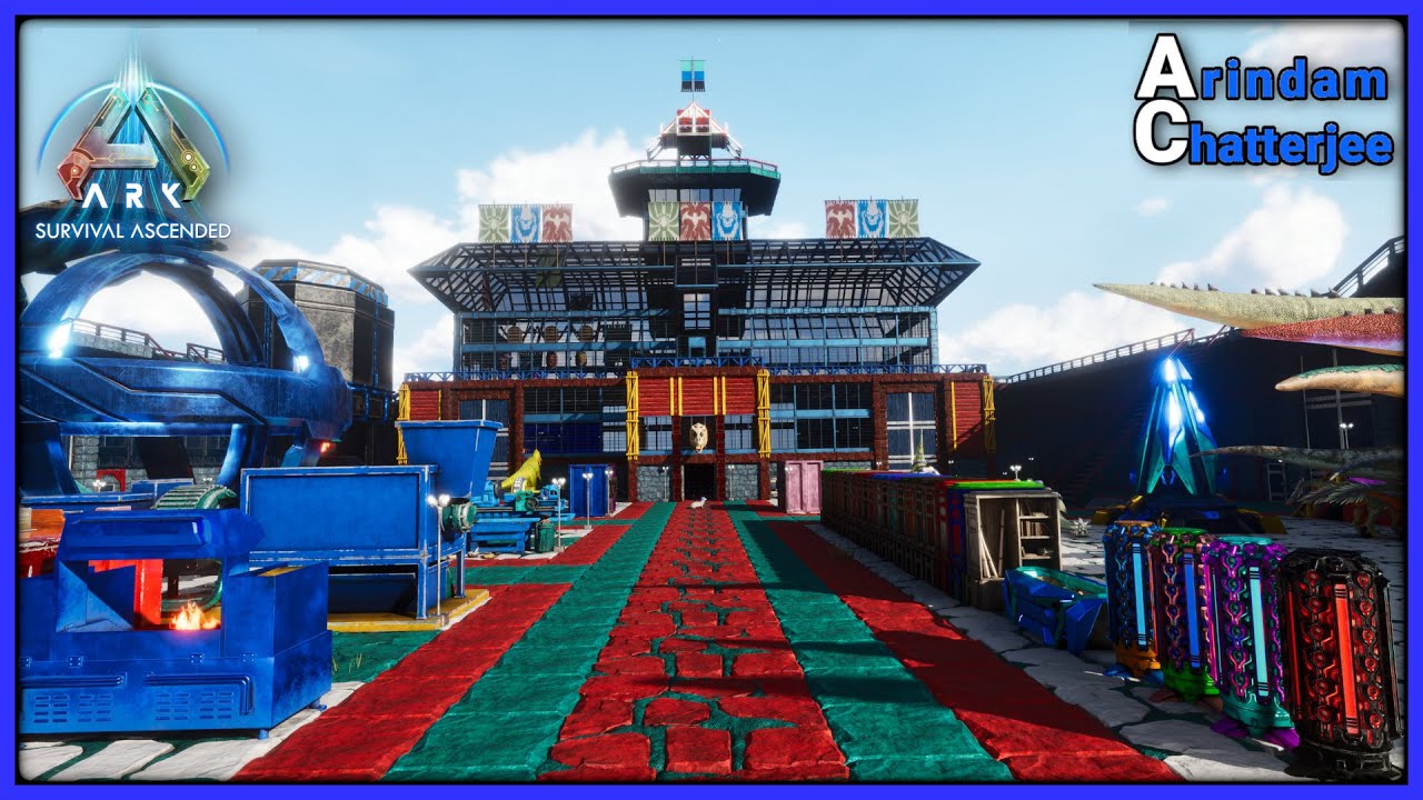 ARK Ascended - THE ISLAND SOLO BASE TOUR (Singleplayer) - S3E45