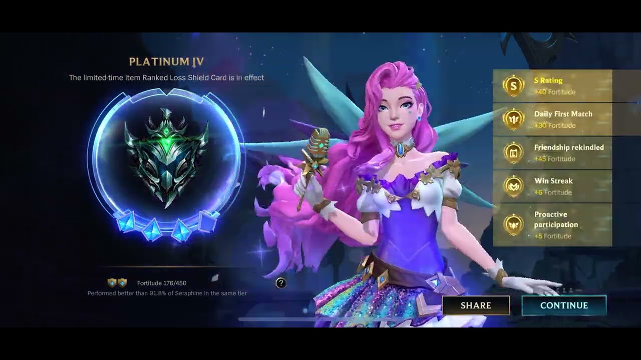Playing support Seraphine in Wild Rift