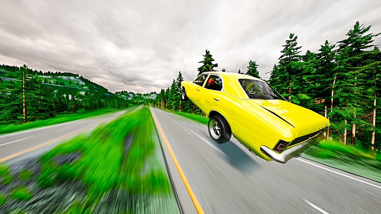 Instant 600 MPH — Car Test in BeamNG.drive 2