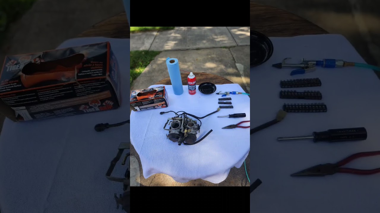 Carb rebuild on my Yamaha Vstar 1100 