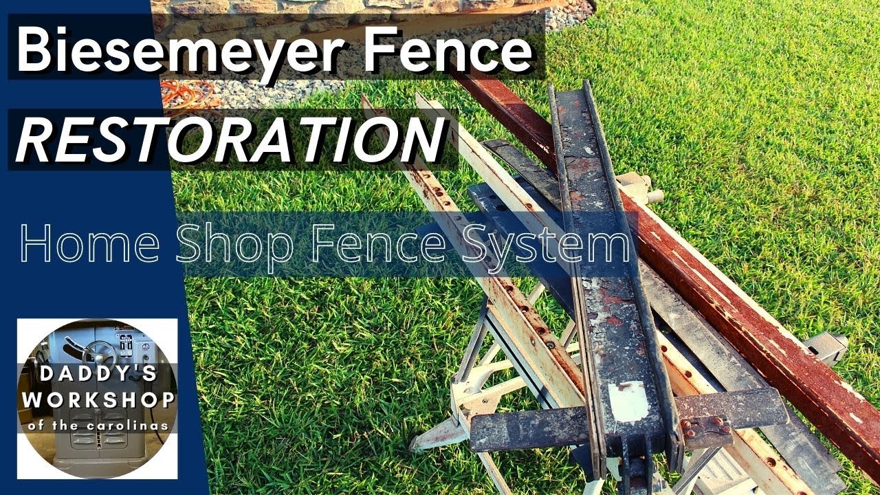 Biesemeyer Home Shop Fence System Restoration