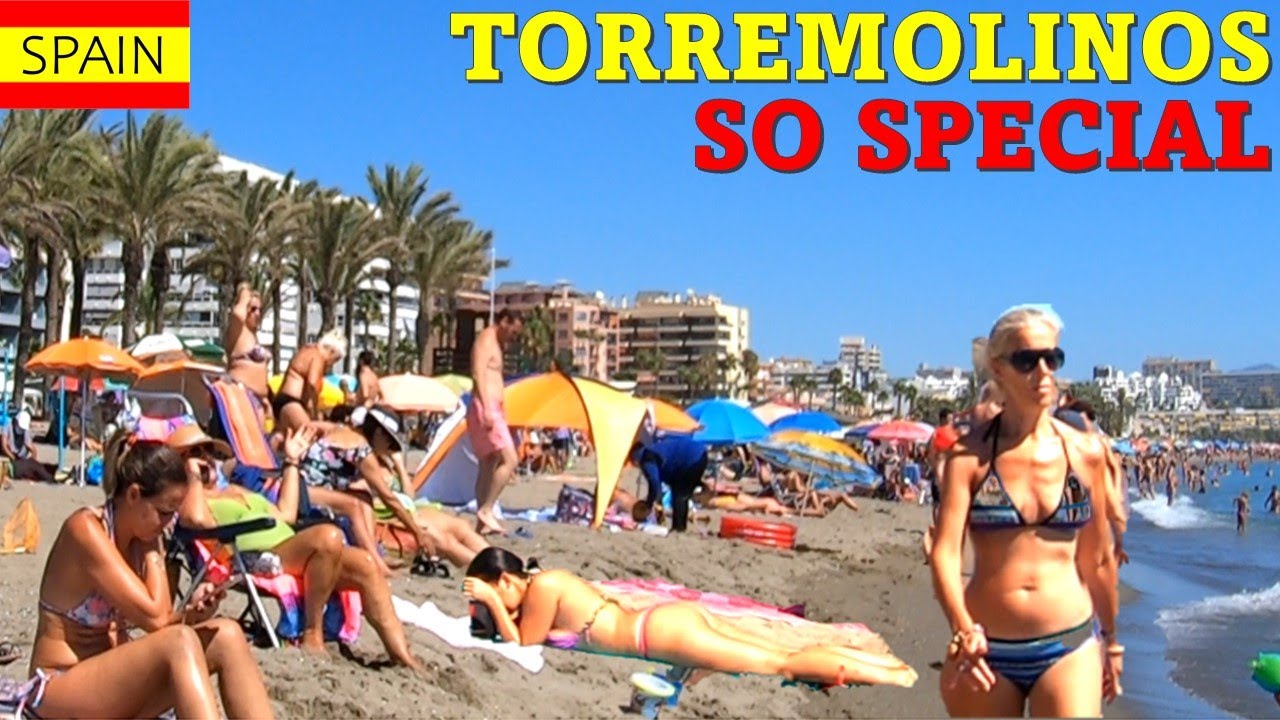 TORREMOLINOS Beach Walk Spain Malaga Costa del Sol