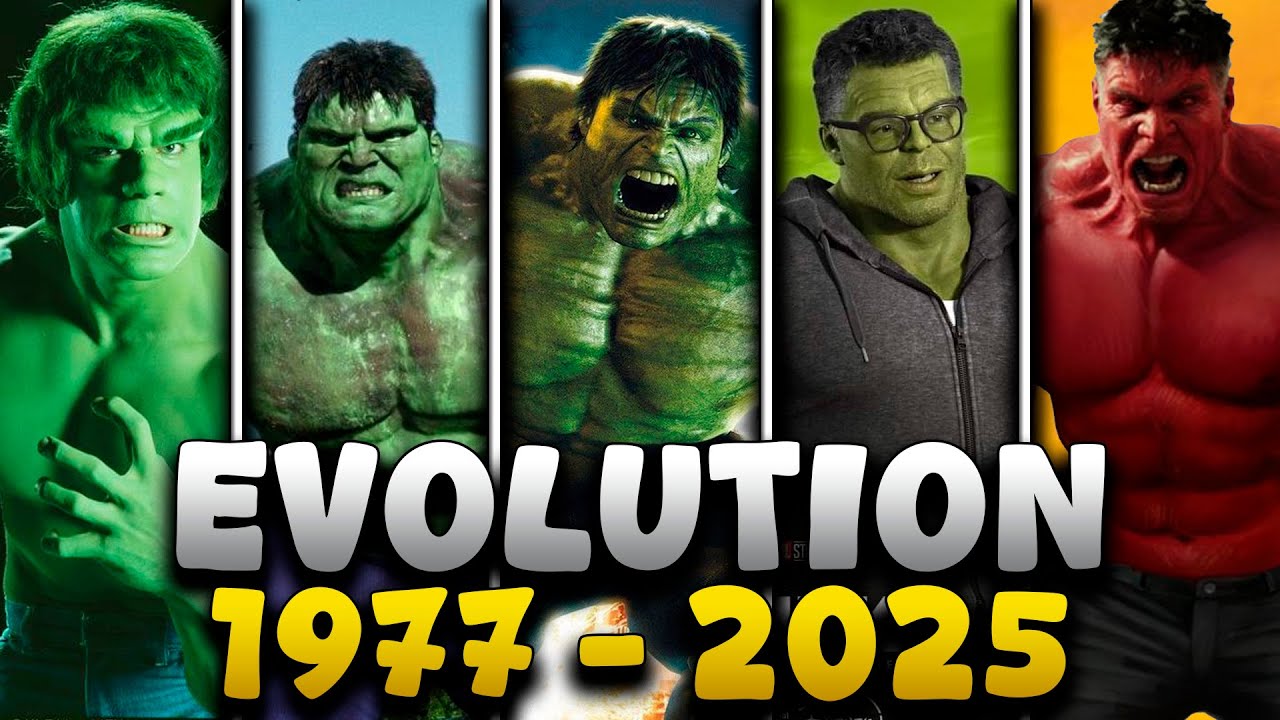 The EVOLUTION of HULK on Screen (1977&ndash;2025) Every Version