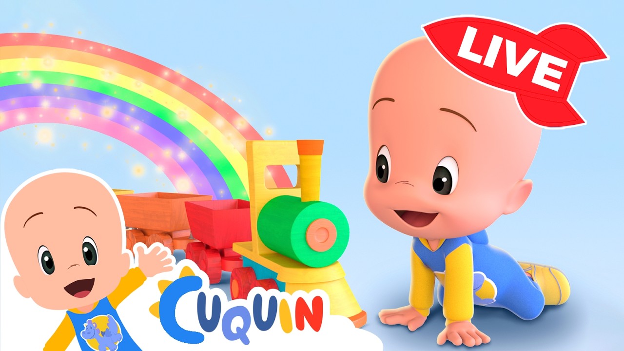 🔴 DIRECTO 🔴 Canciones infantiles y vídeos educativos de Cleo y Cuquín