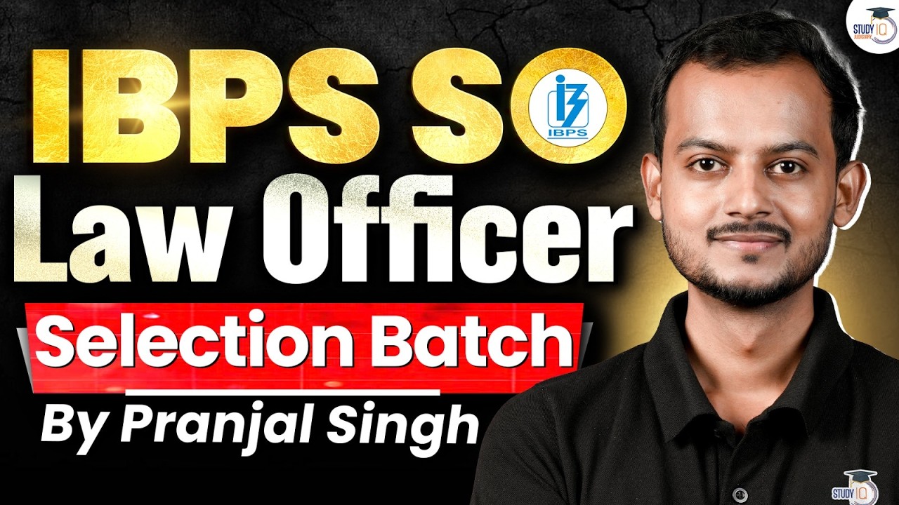 IBPS SO Law Officer 2026: Complete Selection Batch Strategy  | Pranjal Singh