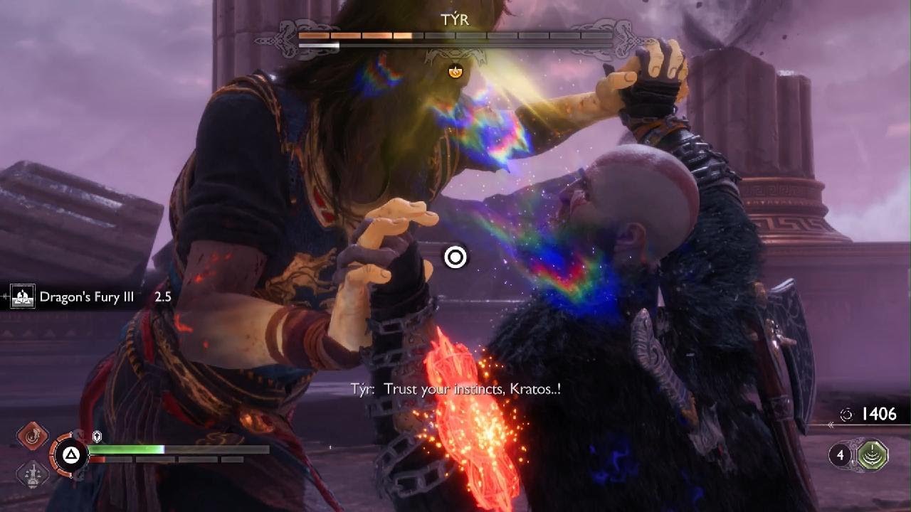 God of War Ragnarök Valhalla: Kratos v Tyr 3