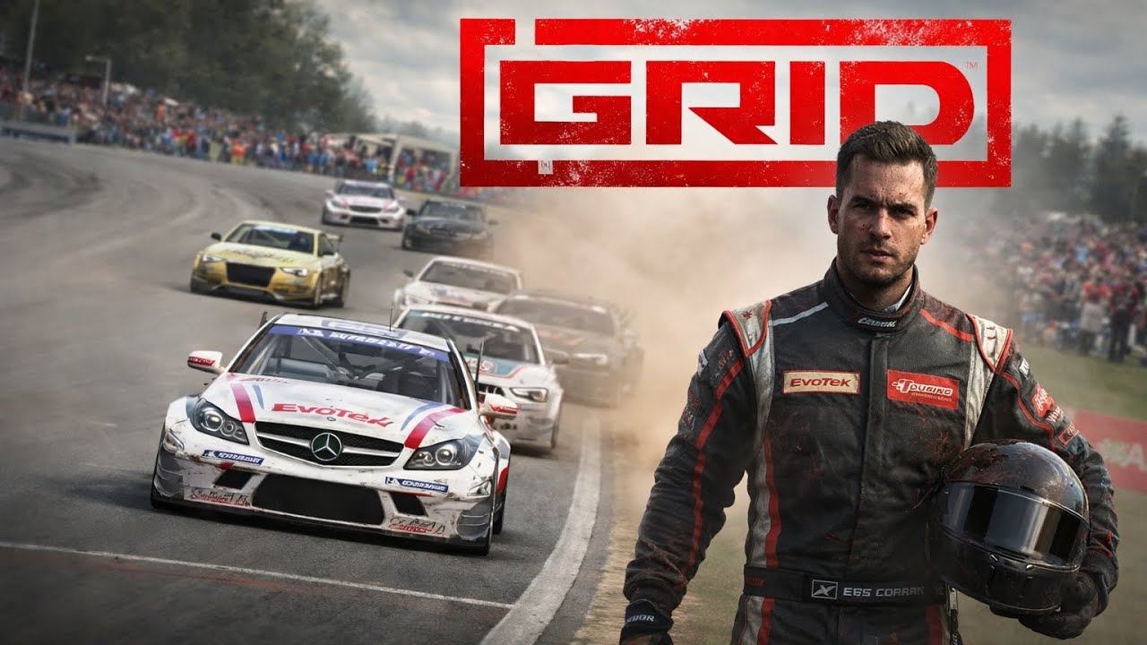 Car Racing Game 🏎️🔥 | GRID Gameplay Hindi | Realistic Gadi Game .ROHOM GAMING ❤️#cargame 