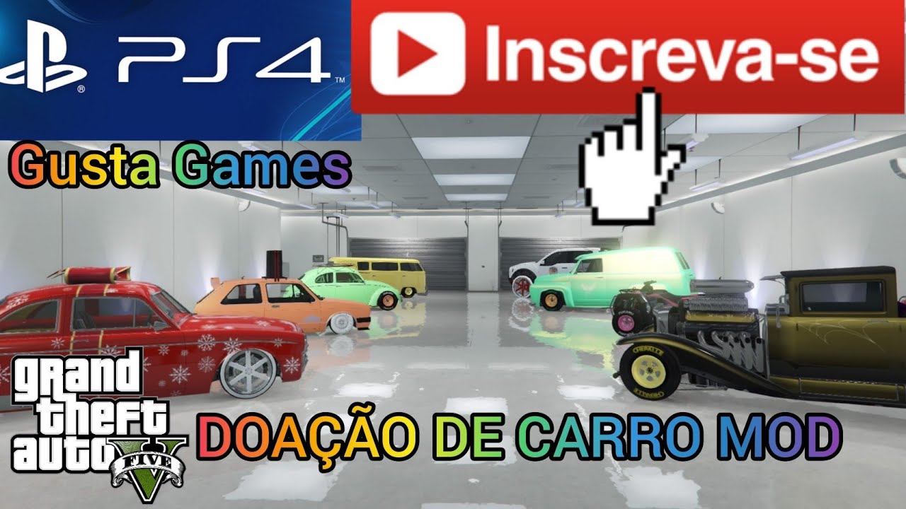 🔴GTA 5 ONLINE🔴DOA&Ccedil;&Atilde;O DE CARRO MOD🔴PRO INSCRITOS🔴