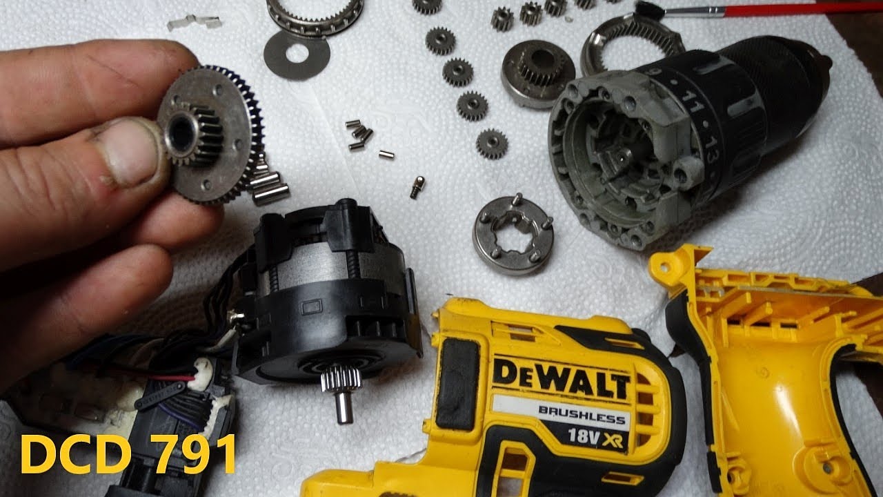 NAPRAWA WKRĘTARKI  DEWALT DCD 791 | Padł 2 bieg | NARZĘDZIA #6 | PiNT!