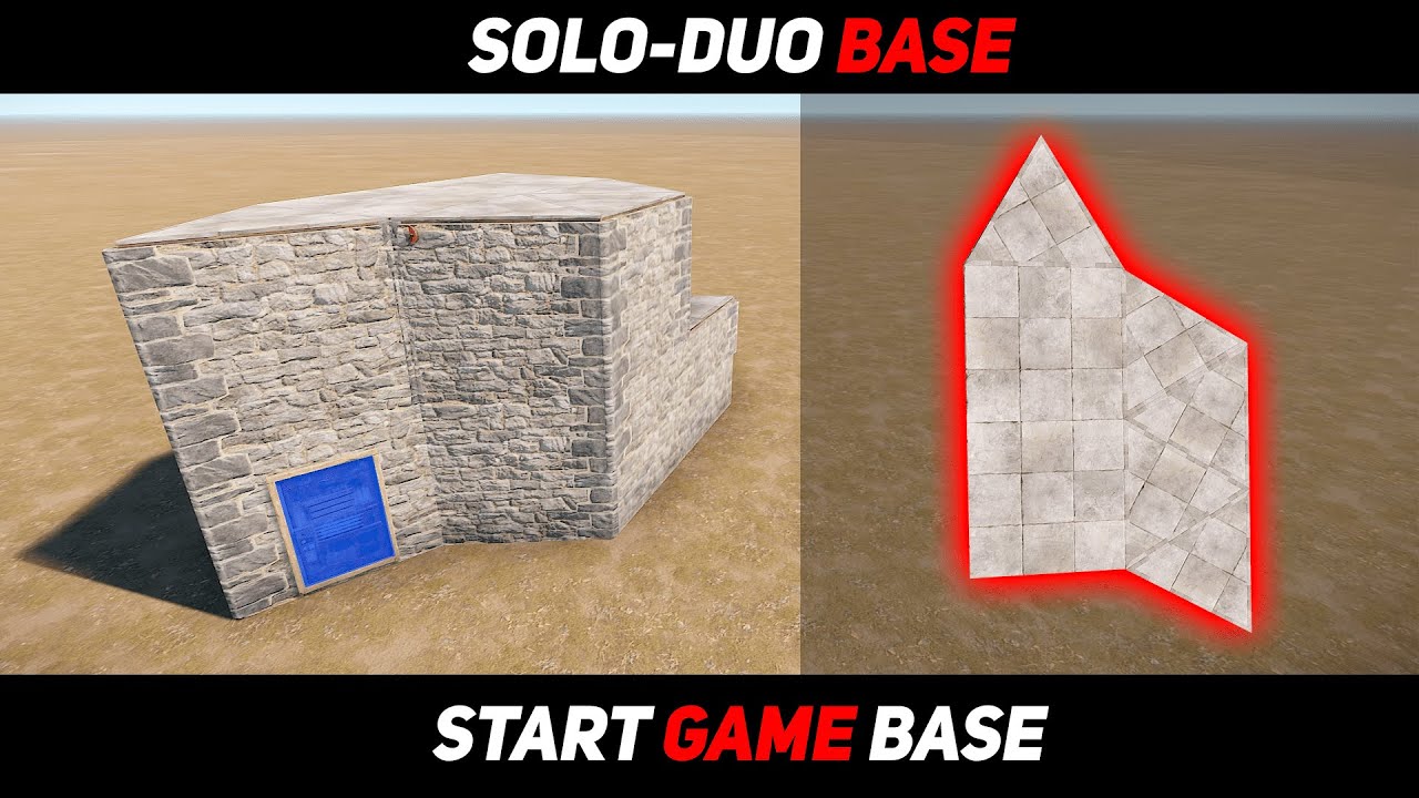 How to Build a Solo Duo Anti Raid Base In Rust.