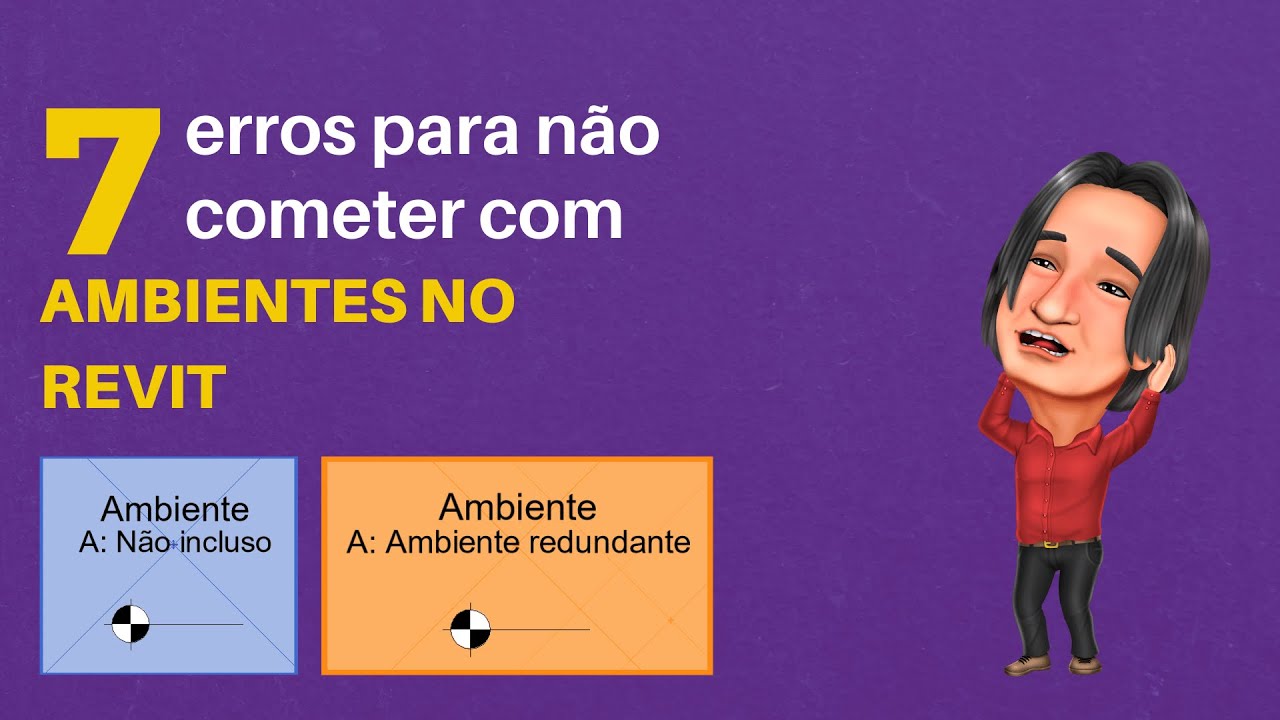 Aprenda a corrigir os principais erros que ocorrem com ambientes no Revit.