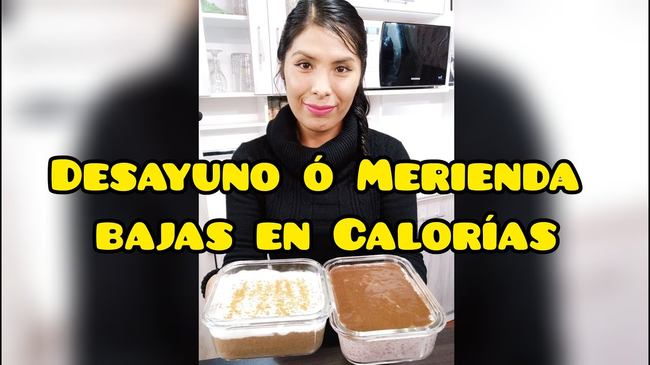 DESAYUNO O MERIENDA BAJA EN CALORIAS