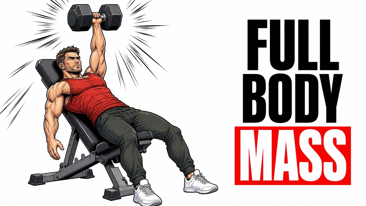 The ONLY 5 Dumbbell Exercises Men Need to be Full Body JACKED (HIT EVERY MUSCLE)