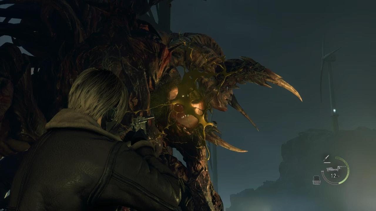 Pelea contra Saddler modo proffesional solo pistola y cuchillo Re4 remake