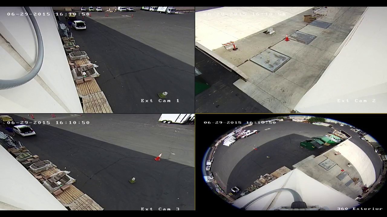 Hikvision Fisheye Demo (30 foot high warehouse) DS-2CD6362F-I