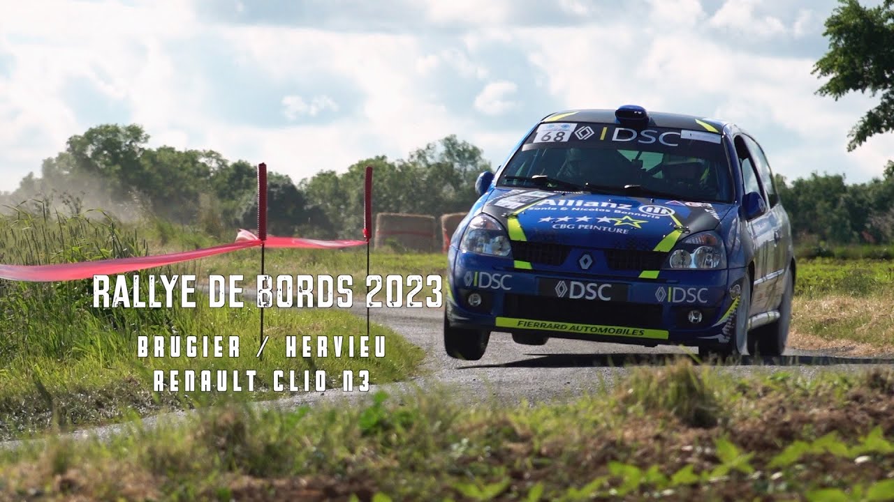 Brugier & Hervieu Rallye de Bords 2023 Clio N3 #onboard #fpv