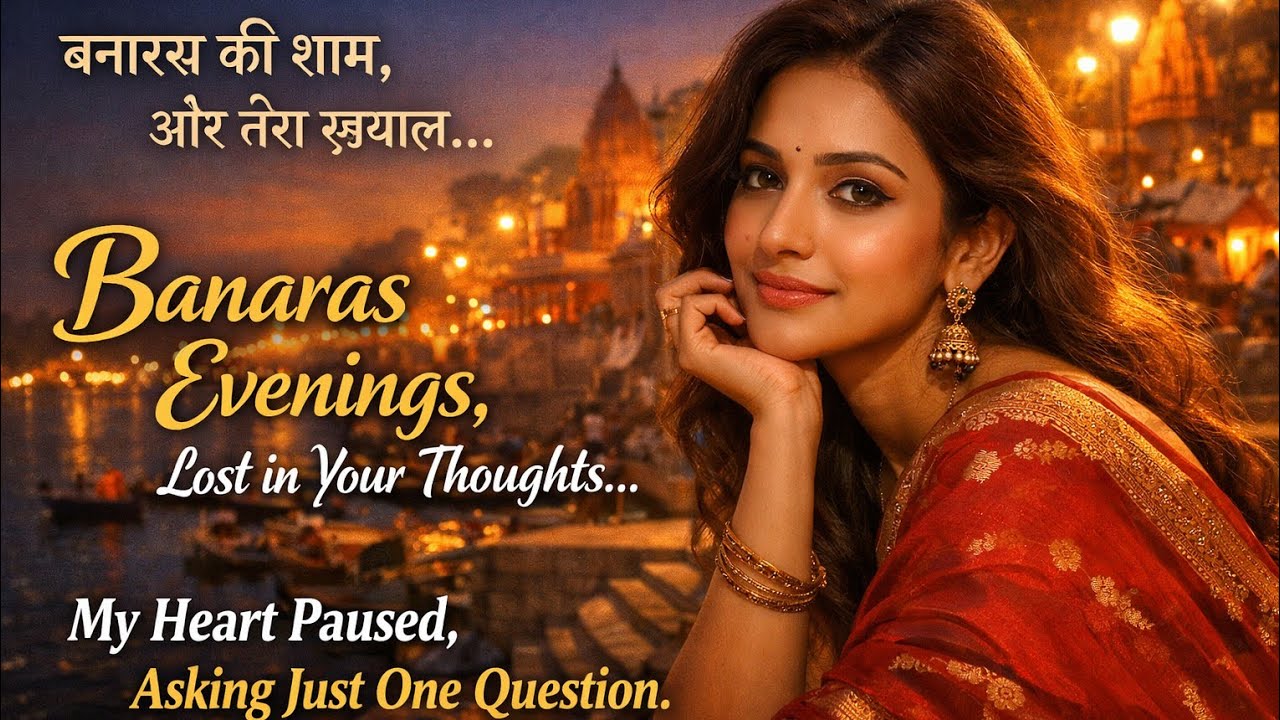 बनारस की शाम | Banaras Evenings – Filmi Ghazal |Ai generated|