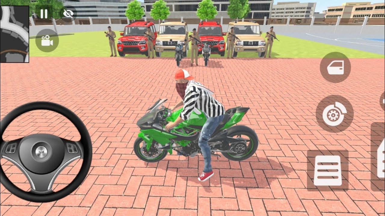 Franklin order by 2️⃣ Jeep 2️⃣ Scorpio 1️⃣ Bike 5️⃣ Police man #azamgaming0023 