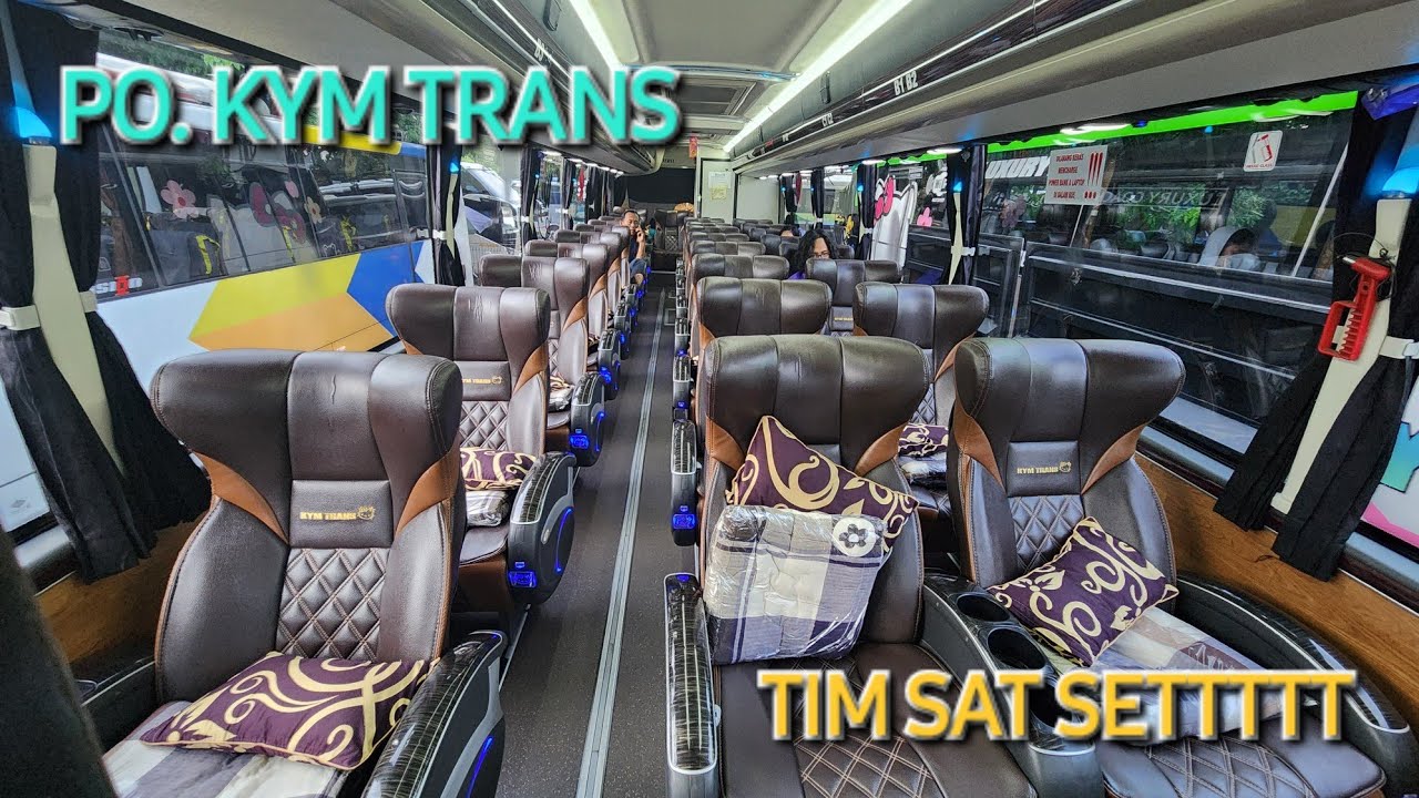 BUS HELLO KITTY YANG SANGAR DAN SAT SET | KYM TRANS SURABAYA - BANDUNG