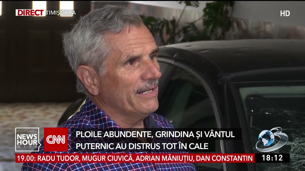 Imagini apocaliptice în urma furtunilor violente de joi seară din România