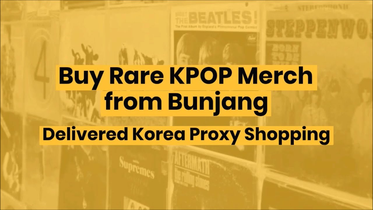 Buying Tutorial from Bunjang| Rare KPOP BTS Merch | DeliveredKorea Warehouse Korean Address | 번개장터소개