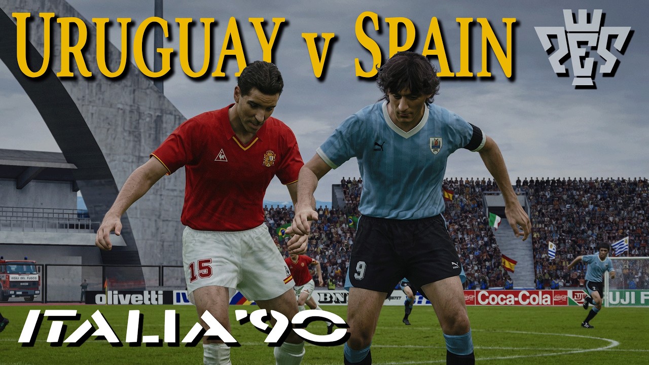 Uruguay v Spain - Italia '90 - PES - (Group E - Match Day 6)