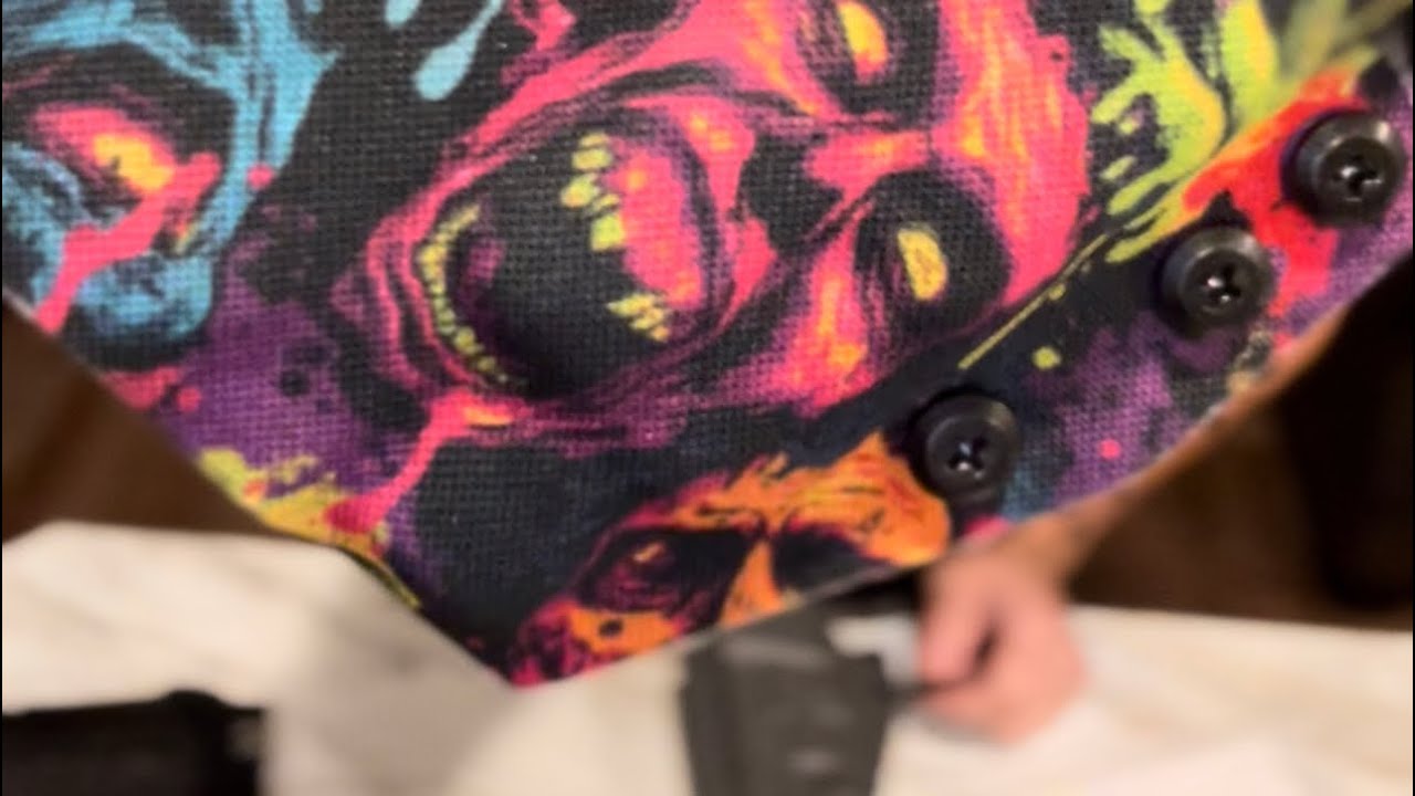 Zombie print - QVO tactical secondary OWB holster for 2011 with TLR7 HL-X