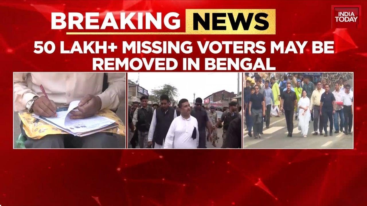 West Bengal: 58 Lakh Voters Marked 'Uncollectible' in Draft Roll | India Today News