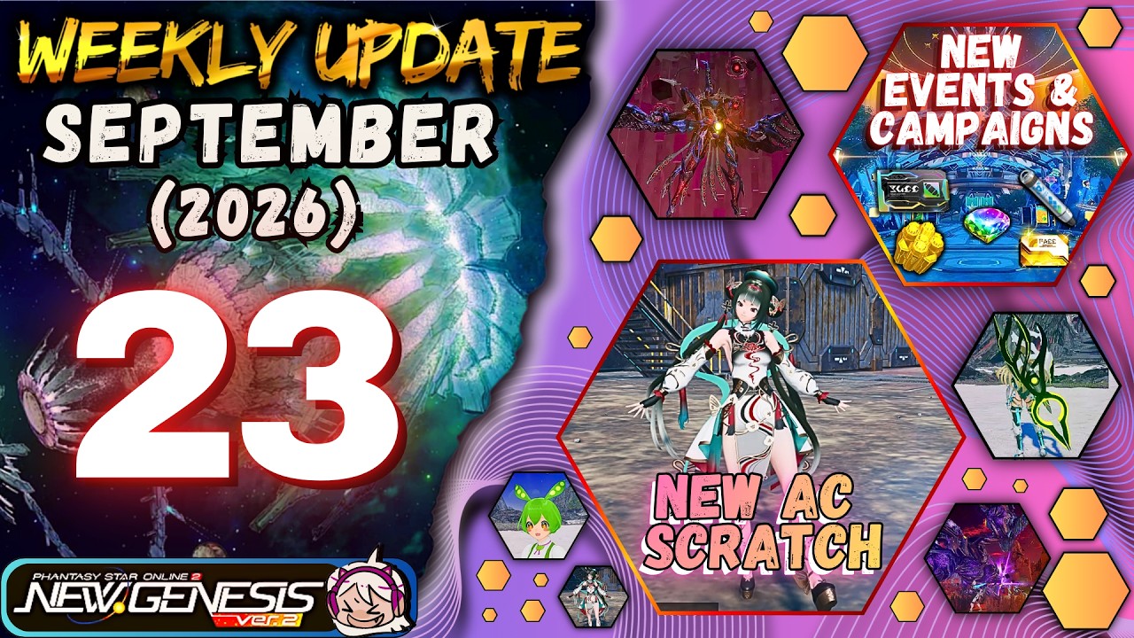 [PSO2:NGS] - SEPTEMBER-23 UPDATE 2026 (🤗Steam)