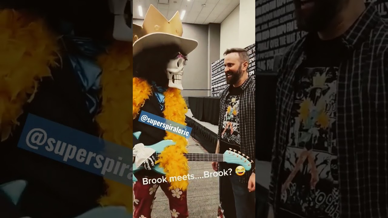 One Piece Cosplayer meets Brook #shorts
