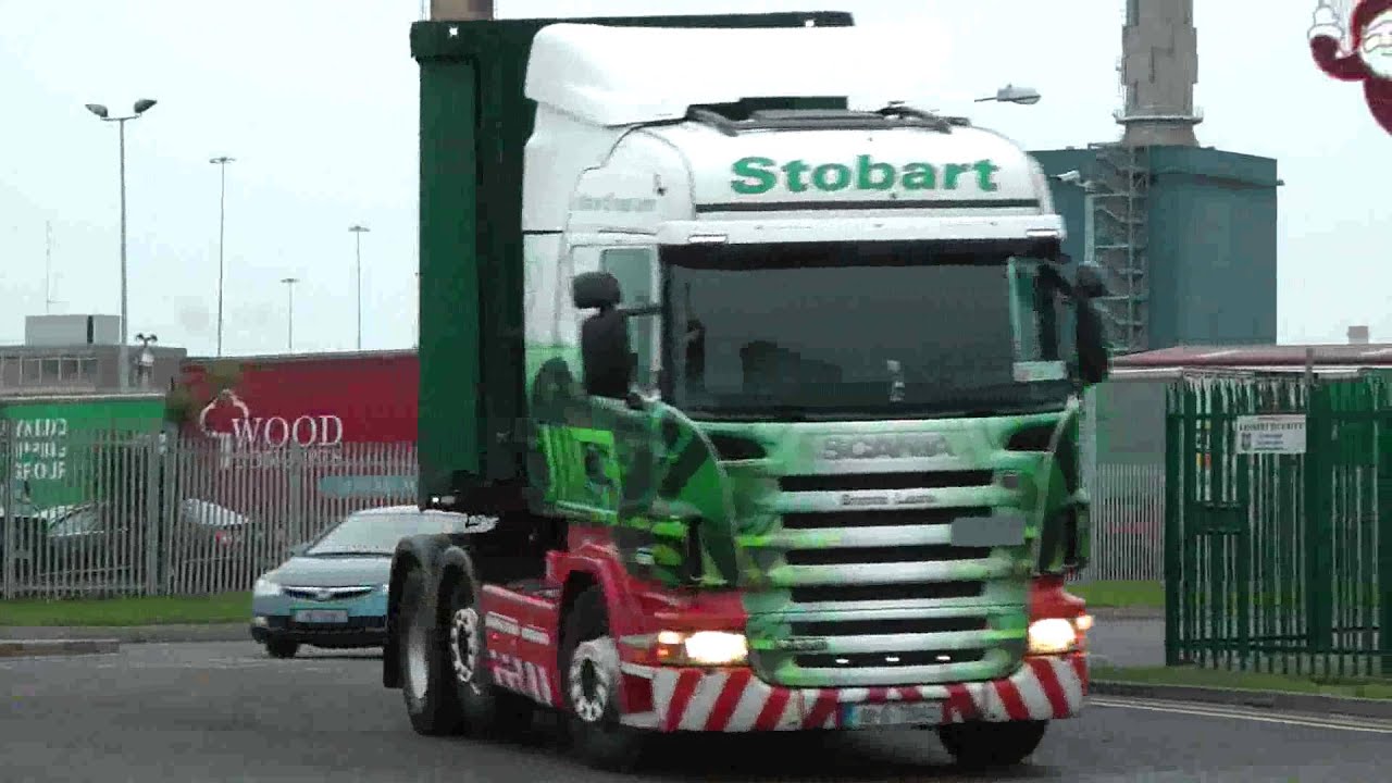 TRUCKS AT DUBLIN PORT DECEMBER  2011