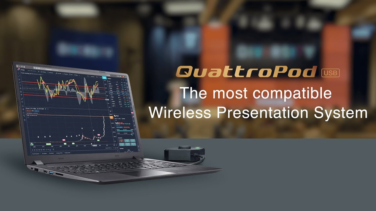 QuattroPod USB - The most compatible Wireless Presentation System